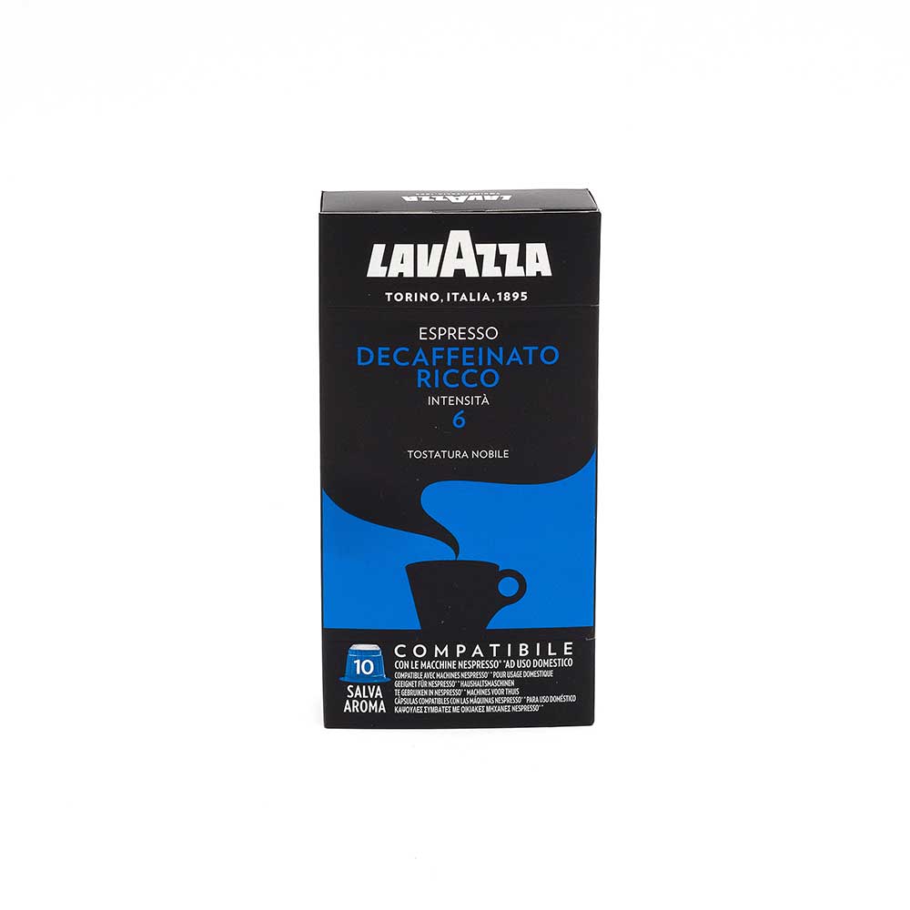 100 capsule caffè LAVAZZA ESPRESSO DECAFFEINATO RICCO compatibili